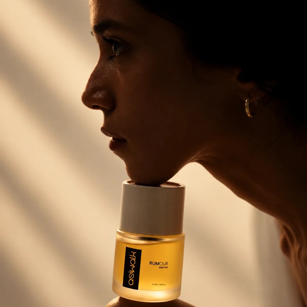 Rumour parfum worn on skin